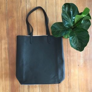 Cuyana Tall Structured Leather Tote